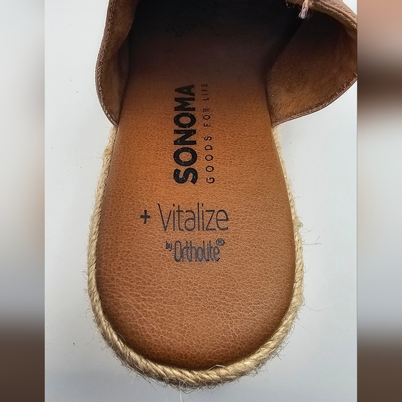 Sonoma Vitalize by Orthalite - Peep Toe Wedge Heel - Size 6.5 - Picture 6 of 6